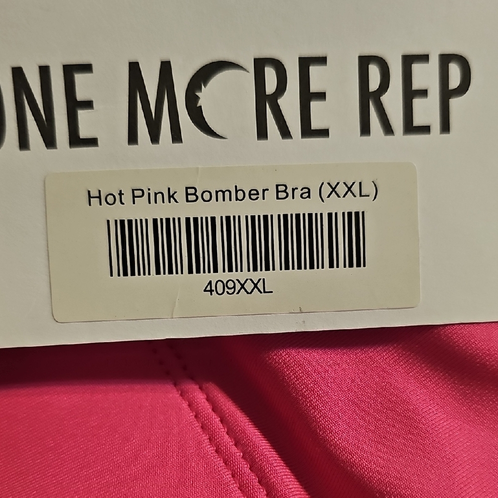 ZYIA Active Hot Pink Bomber Sports Bra XXL NWT - Picture 6 of 6